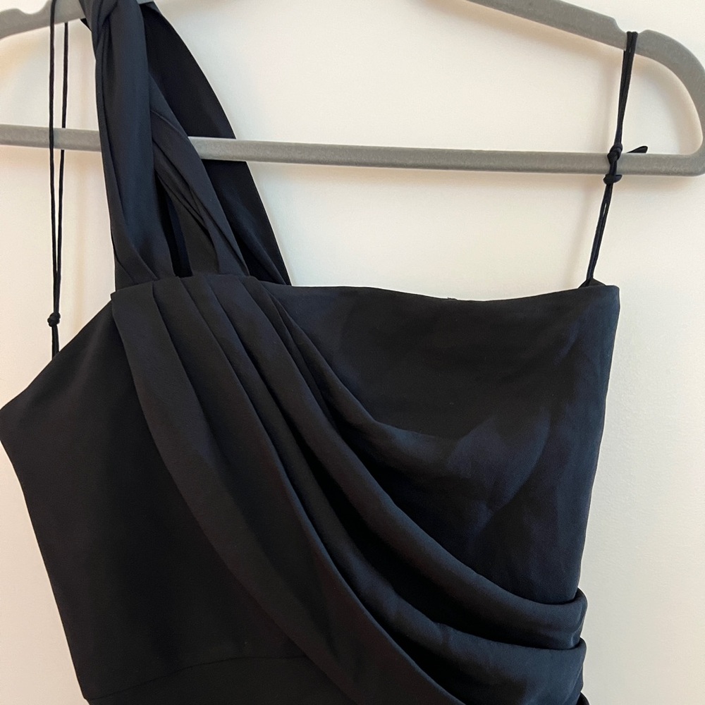 EUC 3.1 phillip lim asymmetrical dress in black, SZ 2 - Picture 6 of 7